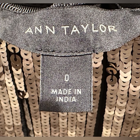 Ann Taylor Holiday Party Ready Sparkly Sequins Skirt - Picture 3 of 6